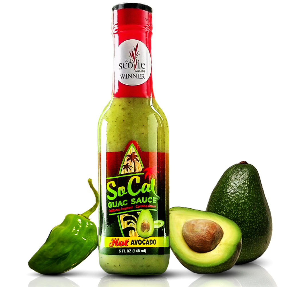 Hot Avocado SoCal Guac Sauce™ - Single Bottle - SoCal Hot Sauce® - SoCal Hot Sauce®