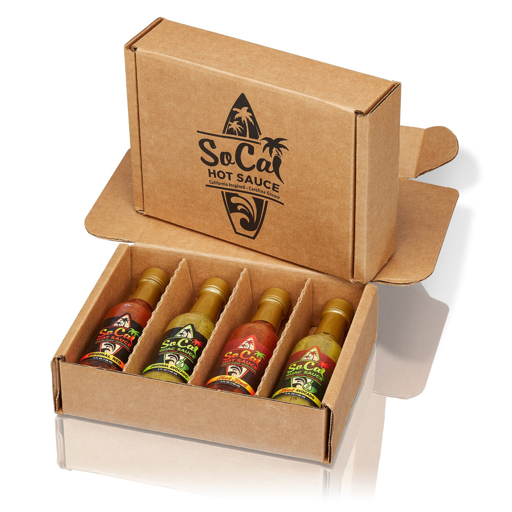 Create your own 4-pack of SoCal Hot Sauce or Guac Sauce! - SoCal Hot Sauce®