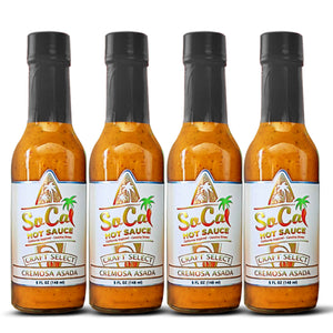 4 pack Cremosa Asada by SoCal Hot Sauce - All natural - mild - keto friendly sauce - socal hot sauce craft select