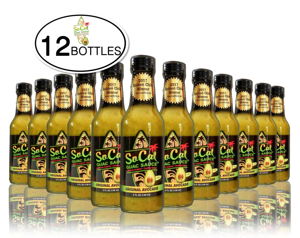 Case - 12 bottles  Original Avocado SoCal Guac Sauce